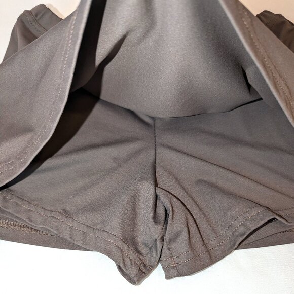 PrAna | Set of 2 Sugar Mini Skirts with Shorts in Chocolate Brown & Coral Small - Picture 14 of 16